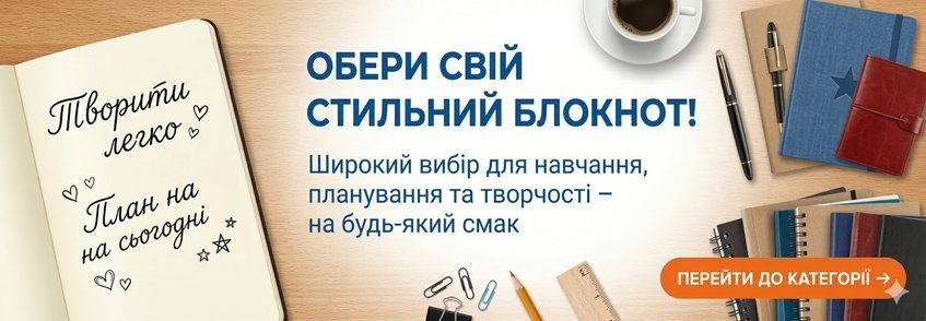 Блокноты - выбери свой стильный блокнот