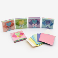 Бумага для оригами 75x75 мм, 130 листов | Цветные листы без клеевого слоя