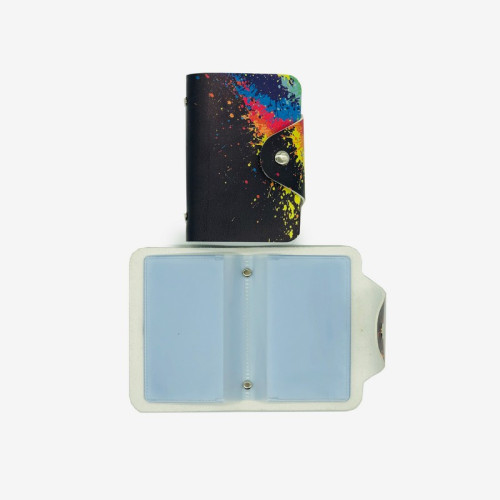 Картхолдер-гаманець з екошкіри | Компактний тримач для банківських карток та готівки-1