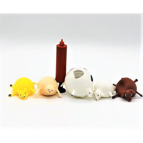 Плотный латексный шар ввиде животных 12 см, для детей-1