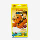Товсті кольорові олівці 'Сказка Jumbo' з точилкою — 12 кольорів, для дітей, тригранні, м'які, у пластиковому пакуванні