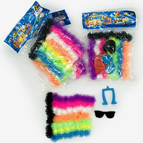 Набір Bunchems 240 шт – пухнасті кульки-липучки для творчості, 12 пакетів | Конструктор для дітей