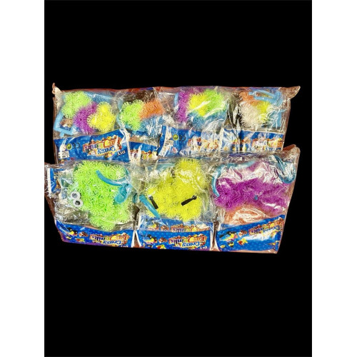 Набір Bunchems 240 шт – пухнасті кульки-липучки для творчості, 12 пакетів | Конструктор для дітей-1