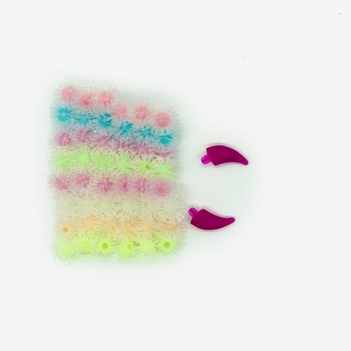 Конструктор Банчес флуоресцентный, набор липучих шариков с аксессуарами для творчества-4