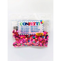 Конфетти кружочки для праздника, цвет микс (0.8 см, 100 гр) | Блестки для декора, вечеринок, фотосессий