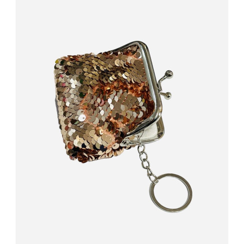 Гаманець-брелок з паєтками, інтерактивний, змінний дизайн, для грошей та карток-2