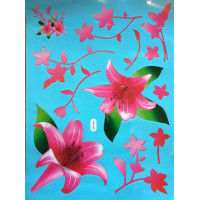 Наклейка интерьерная с лазерным напылением – стильный декор для стен, мебели, стекла, зеркал, витражный эффект