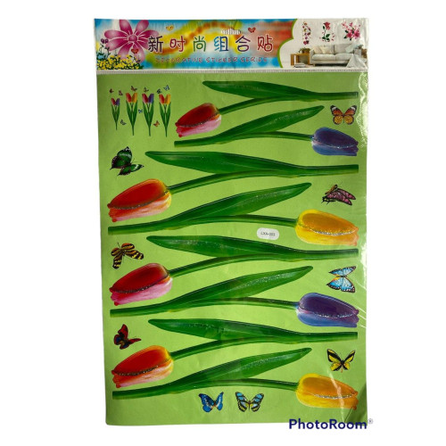 Наклейка інтер'єрна з лазерним напиленням – стильний декор для стін, меблів, скла, дзеркал, вітражний ефект-4