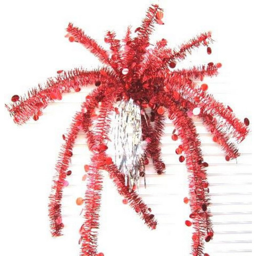 Новогодняя мишура «Rain Fountain» | Фонтан дождя 5 цветов, 60 см для украшения праздников