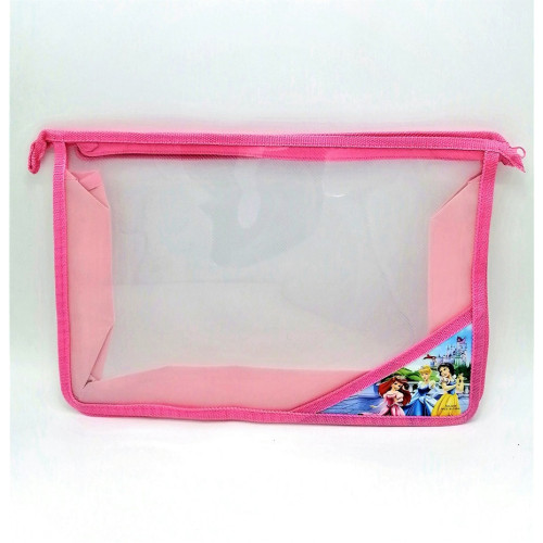 Прозора дитяча папка для зошитів А4 з верхньою блискавкою, шкільна папка-конверт-4
