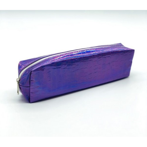 Пенал-бочонок з голограмою (20×5.5 см) з ПВХ – органайзер для школи та канцелярії