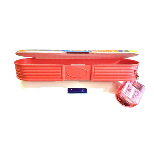 Пенал подвійний з точилкою – пластиковий органайзер для школи та офісу-2