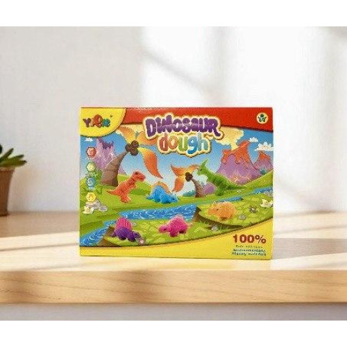 Набір легкого пластиліну 6 кольорів з формами – м'який матеріал для ліплення для дітей