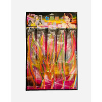 Искусственные детские пряди с пружиной (см) - яркие накладные пряди для свадьбы, вечеринок