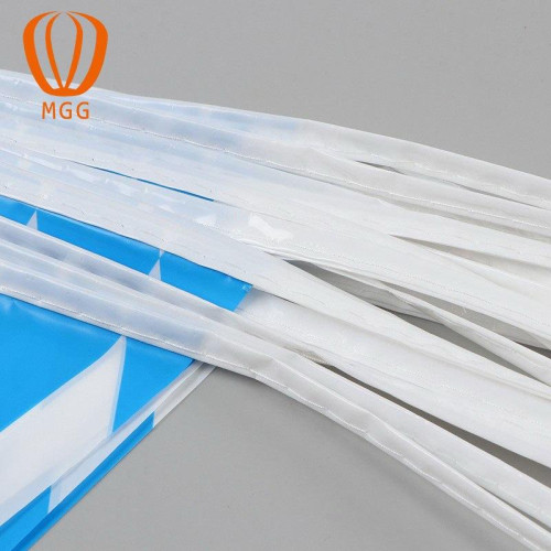 Гірлянда розтяжка «Happy Birthday» блакитна, 2.5 м, для декору свята-2