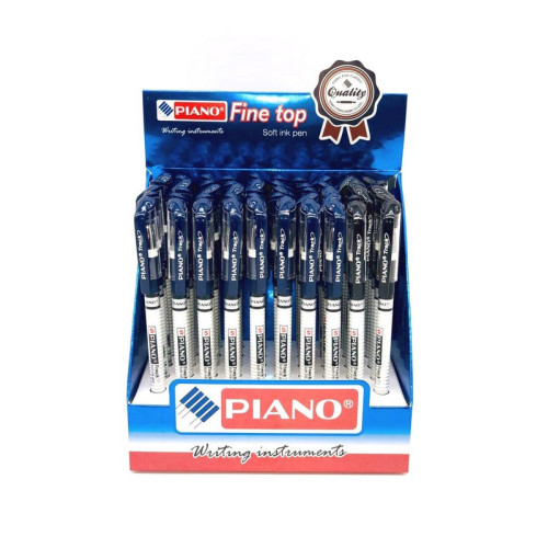 Ручка кулькова масляна «Piano PT-555 TRACK» 0.7 мм, сині чорнила