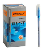Ручка кулькова масляна PIANO BEST 1157 синя, FINE, преміум
