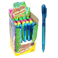 Невидима флуоресцентна ручка-шпигун 'Magica Pen' з УФ-підсвіткою, для секретних повідомлень