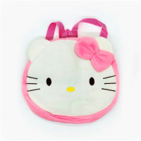 Рюкзак меховой «Кошка», круглый, детский, мини, из искусственного меха, для девочки