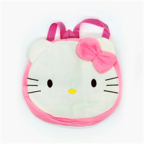 Рюкзак меховой «Кошка», круглый, детский, мини, из искусственного меха, для девочки