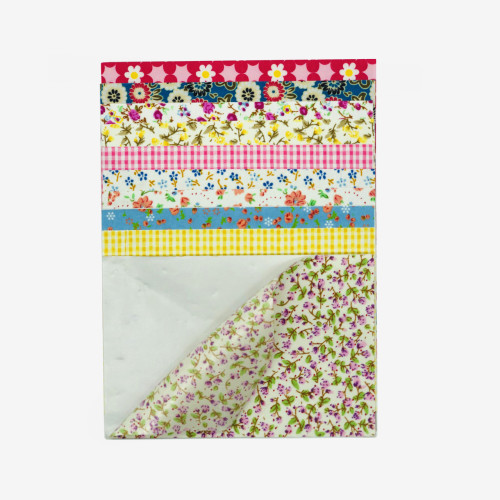 Набор декоративного тканевого скотча (10 листов, 10×15 см) – для скрапбукинга, декупажа и handmade-1