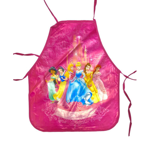 Дитячий непромокальний фартух для творчості з поліетилену - захисний нагрудник від фарб, клею та бруду-3