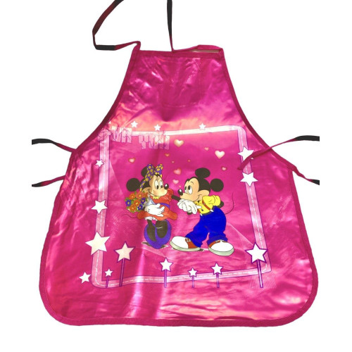 Дитячий непромокальний фартух для творчості з поліетилену - захисний нагрудник від фарб, клею та бруду-5