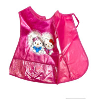 Фартук для творчества полиэтиленовый со спинкой и карманами (49×37 см) – защитная одежда для детей и взрослых