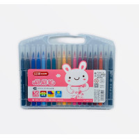 Акварельные фломастеры-кисти с мягким наконечником, 36 цветов, арт. 6007-36, художественные маркеры для рисования, скетчинга