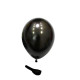 Латексні повітряні кулі 12'' (30,5 см) чорні, 10 шт | Набір для свята, декору, вечірок