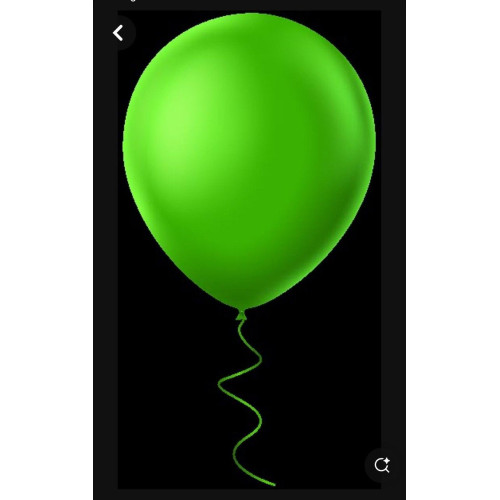 Повітряні кулі латексні зелені 12