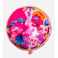 Фольгированный шар Тролль 18 дюймов Trolls | Шар-таблетка с персонажами | Воздушный шар для детского праздник