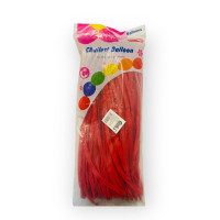 Шары для моделирования красные 100 шт. – длинные воздушные колбаски, латексные, для твистинга и украшения праз