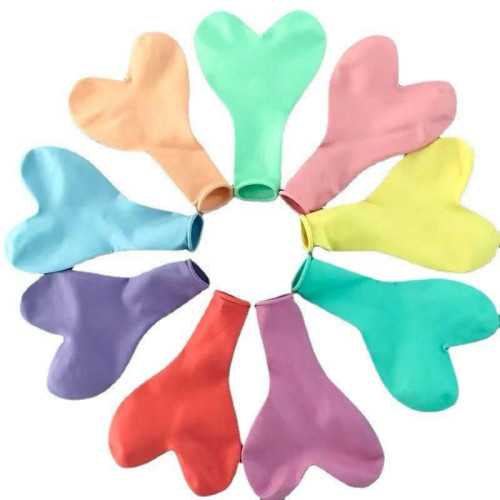 Повітряні латексні кулі біле серце 