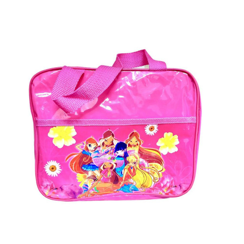 Дитяча сумка через плече з ПВХ для дівчаток, 20x25 см, 2 відділення