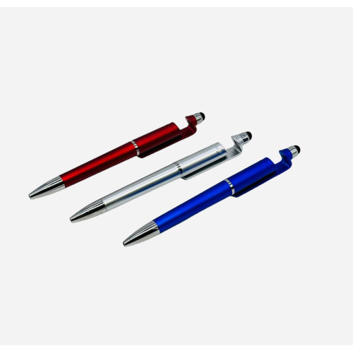 Ручка шариковая с стилусом и подставкой для телефона NC 251, 2 в 1-1