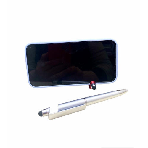 Ручка шариковая с стилусом и подставкой для телефона NC 251, 2 в 1-2
