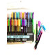 Набір гелевих ручок «HG-6107», 24 кольори, з блискітками та пастельними відтінками для творчості