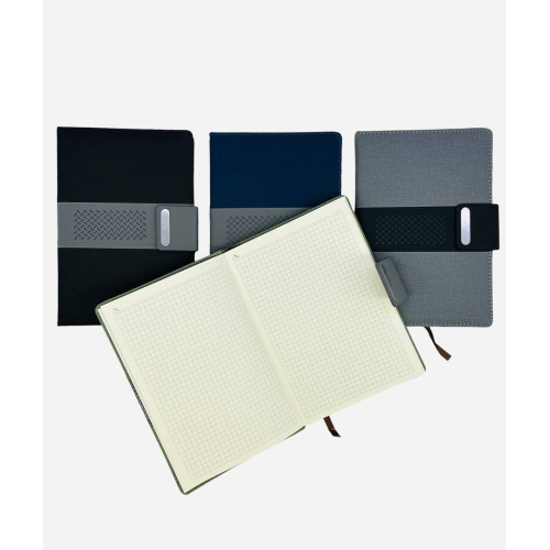 Блокнот А5 (25-27) з магнітною застібкою, клітинка, офісний блокнот для записів, стильний аксесуар-1