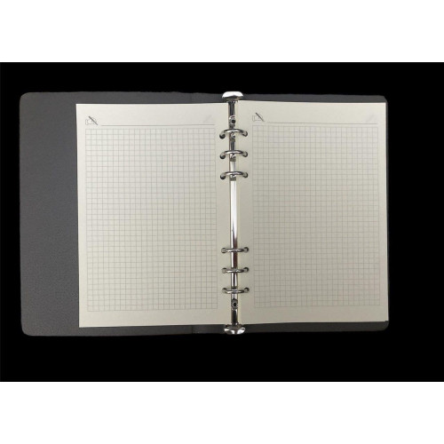 Блокнот А5 WL2202-25 з прихованою спіраллю - 86 аркушів у клітинку, зручний формат-3