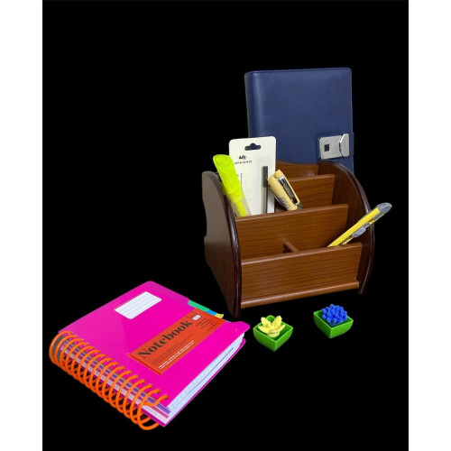 Настільна підставка JS 5032 для канцелярії та документів, офісний органайзер-3