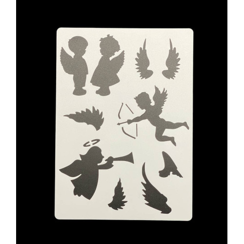 Трафарет пластиковий А5 – універсальний шаблон для малювання, креслення та творчості