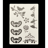 Трафарет пластиковый А5  – универсальный шаблон для рисования, черчения и творчества