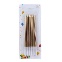 Набор праздничных свечей (6 шт.) – декоративные свечи для торжеств, свадеб и романтического декора