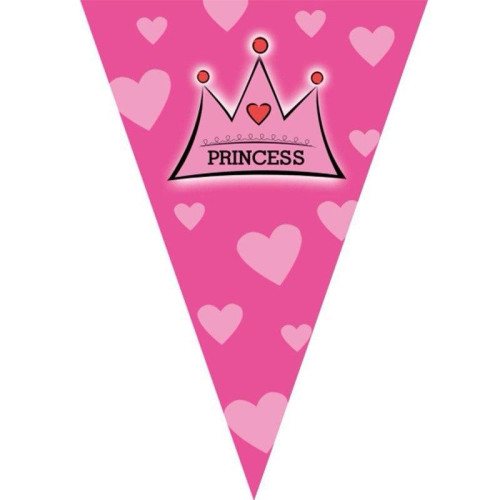 Гірлянда розтяжка «Happy Birthday» рожева, 2.5 метра, для прикрашання свята