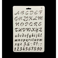 «Трафарет А4 пластиковий (арт. 18), для творчості, малювання та декору»