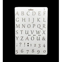 «Трафарет А4 пластиковий (арт. 18), для творчості, малювання та декору»