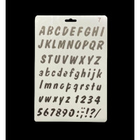 «Трафарет А4 пластиковий (арт. 18), для творчості, малювання та декору»