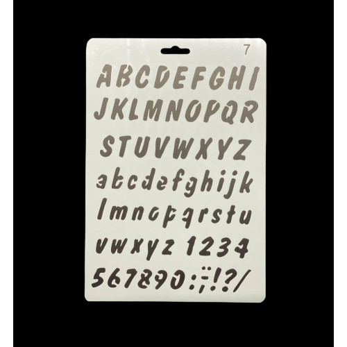 «Трафарет А4 пластиковий (арт. 18), для творчості, малювання та декору»