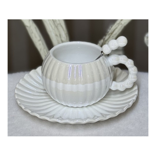 Чайная пара 220 мл с блюдцем, 4 дизайна на выбор-1